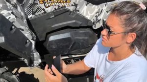 Установка усиленных подножек HARD ATV на квадроцил STELS GUEPARD