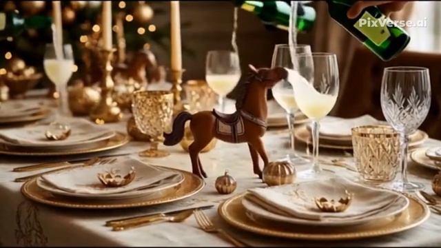 Новогодний стол- сервировка смотреть онлайн