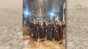 ЛЮДИ СВЯТОЙ ЗЕМЛИ. ВИФЛЕЕМ: генеральная уборка Храма Рождества Христова, Ёлка, Ларго, свт.Николай