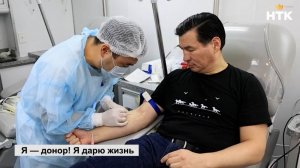 Глава Калмыкии принял участие в региональной акции «Я — донор! Я дарю жизнь»