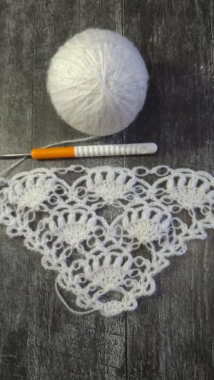 ☘️☘️☘️МК Узор для шали крючком☘️☘️☘️