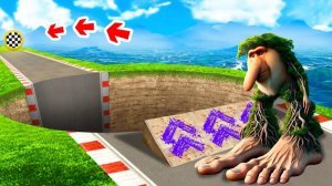 СМОЖЕТ ЛИ БРЕЙНРОТ ПРОЕХАТЬ ЧЕРЕЗ ОГРОМНУЮ ЯМУ В ГТА 5 ? - ЭКСПЕРИМЕНТ В GTA 5