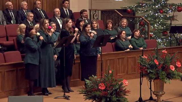 «Рождество на пороге» Христианская песня 🎶 смотреть онлайн