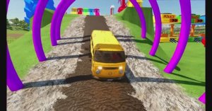 Яркие МУЛЬТИКИ ДЛЯ МАЛЫШЕЙ. Большие ГРУЗОВИЧКИ перевозят фургончики у себя в кузове.