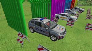 МУЛЬТИКИ ПРО МАШИНКИ ДЛЯ МАЛЫШЕЙ. Перевозка полицейских машин на грузовиках. КРАСОЧНЫЙ МУЛЬТ