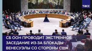 СБ ООН проводит экстренное заседание по просьбе Венесуэлы из-за блокады со стороны США