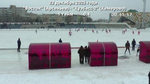 ХОККЕЙ С МЯЧОМ ВОСТОК-КУЗБАСС2_ 23 декабря 2025 счет 1-4