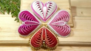 2 Идеи сердечек своими руками из фоамирана, поделки из фоамирана, магнитики сердечки.