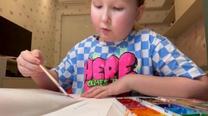 Рисуем котика смотрящего на закат(◕‿◕✿)