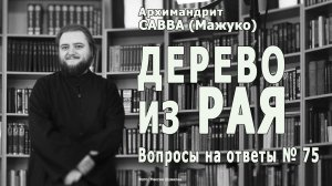 ДЕРЕВО из РАЯ • Вопросы на ответы № 75