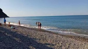 Пляж, утро 21 июня 2023 год