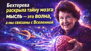 Бехтерева раскрыла тайну мозга! Мысль — это волна, а мы связаны со Вселенной !