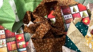 Из маленьких лоскутков сошьем большой домик DIY мастер-класс