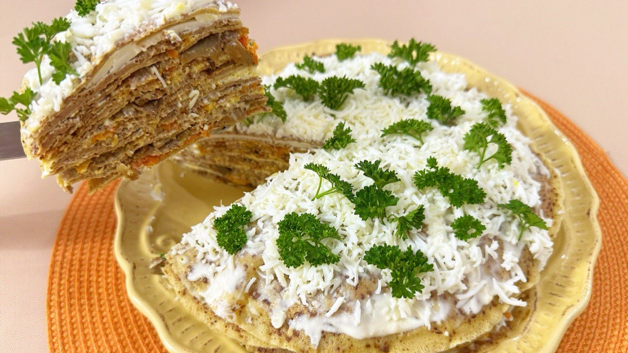 ПЕЧЁНОЧНЫЙ  ТОРТ смотреть онлайн