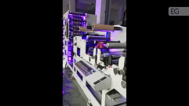 Флексографическя машина секционного построения вертикального типа ZBS-650-8 смотреть онлайн