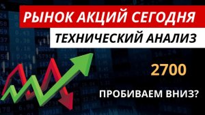 Рынок акций сегодня. Технический анализ акций Сбербанка. #акции #рынокакций #акциисбербанка