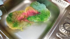 Покраска 🧶пряжи 🧶и её результат🧶🧶🧶
