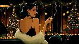 ❄️ 1940's Winter Night Jazz Ambience – Softly Vintage Jazz Bar