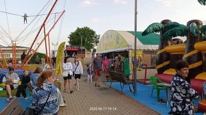 Архипка, вечер. Детская игровая зона возле р.Вулан 17 июня 2025 год