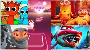 МУЛЬТИКИ: СПРУНКИ ИГРАЕТ, ПОЕЗД ГУДИТ, ЧАРЛЬЗ ЖУЁТ, А АКУЛА РЕВЁТ — КТО ПОБЕДИТ? 🎹