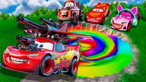 ВЕСЁЛЫЕ ГОНКИ С МОЛНИЕЙ МАКВИНОМ КОЛЛЕКЦИЯ ИГРУШЕК И МУЛЬТИКА ТАЧКИ МОЛНИЯ МАКВИН И ДРУЗЬЯ МУЛЬТИК