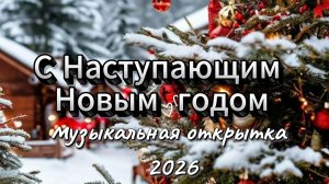 С наступающим Новым годом!  Пусть 2026 год принесёт здоровье, удачу, тёплые встречи