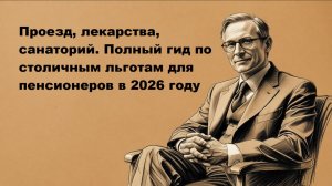 Льготы пенсионерам в Москве в 2026 году: столичные доплаты, проезд, соцуслуги.