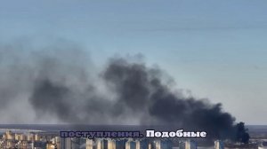 В районе Сибирского затона на Волге около Нижнего Новгорода загорелся кран