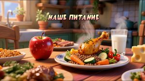 Наше питание: Куда исчезает бутерброд? 🥪🔍 | Пищеварительная система для детей | Окружающий мир