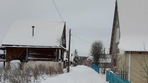 Неделю зимой в дачном домике часть 2. Мороз на пороге.