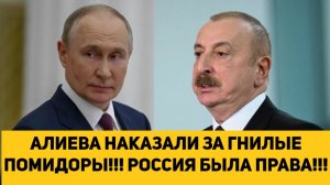 АЛИЕВА НАКАЗАЛИ ЗА ГНИЛЫЕ ПОМИДОРЫ!!! РОССИЯ БЫЛА ПРАВА!!!