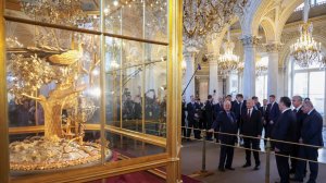 Владимир Путин и главы государств посетили Эрмитаж, Санкт-Петербург, 22 декабря 2025 года