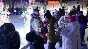 Каток открылся на Амурском бульваре в Хабаровске