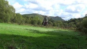 Самодельный вертолёт.