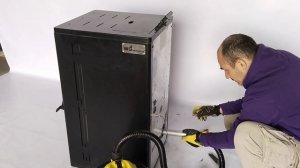 Сезонное обсуживание пеллетного камина (часть 1 чистка дымохода)