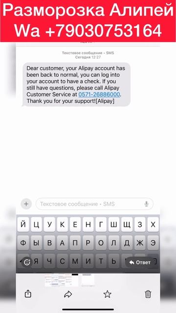 Быстро сняли ограничения на Алипей #алипей #alipay смотреть онлайн