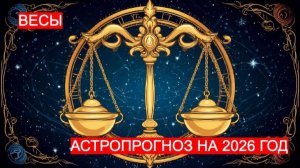 АСТРОПРОГНОЗ НА 2026 ГОД ДЛЯ ВЕСОВ. ЗАСЛУЖЕННОЕ ПОВЫШЕНИЕ И ИНТЕРЕСНЫЙ ПОВОРОТ