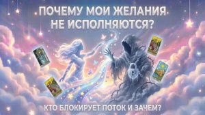 Почему мои желания не исполняются? Кто блокирует поток и зачем? (Вариант 3) 💕 Таро сегодня! 🧿