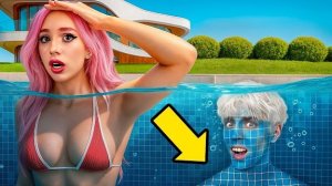 Экстремальный камуфляж за 1$ vs 100 000$!