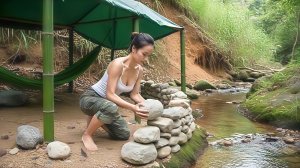 Три дня одна в джунглях. Строю укрытие и добываю пищу. Бушкрафт