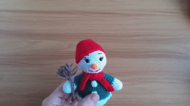 Вязание игрушек.Снеговуша крючком.ч.1 тело , голова. смотреть онлайн
