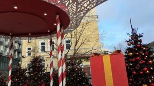 Новый Арбат праздничный.Прогулка