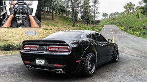 Dodge Challenger SRT Super Stock  Forza Horizon 5  Steering Wheel Gameplay