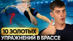 Ты станешь королём БРАССА! 10 самых полезных упражнений для техники плавания
