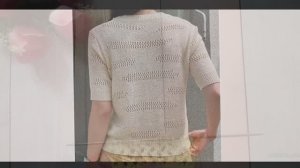 Футболка с сетчатым узором.