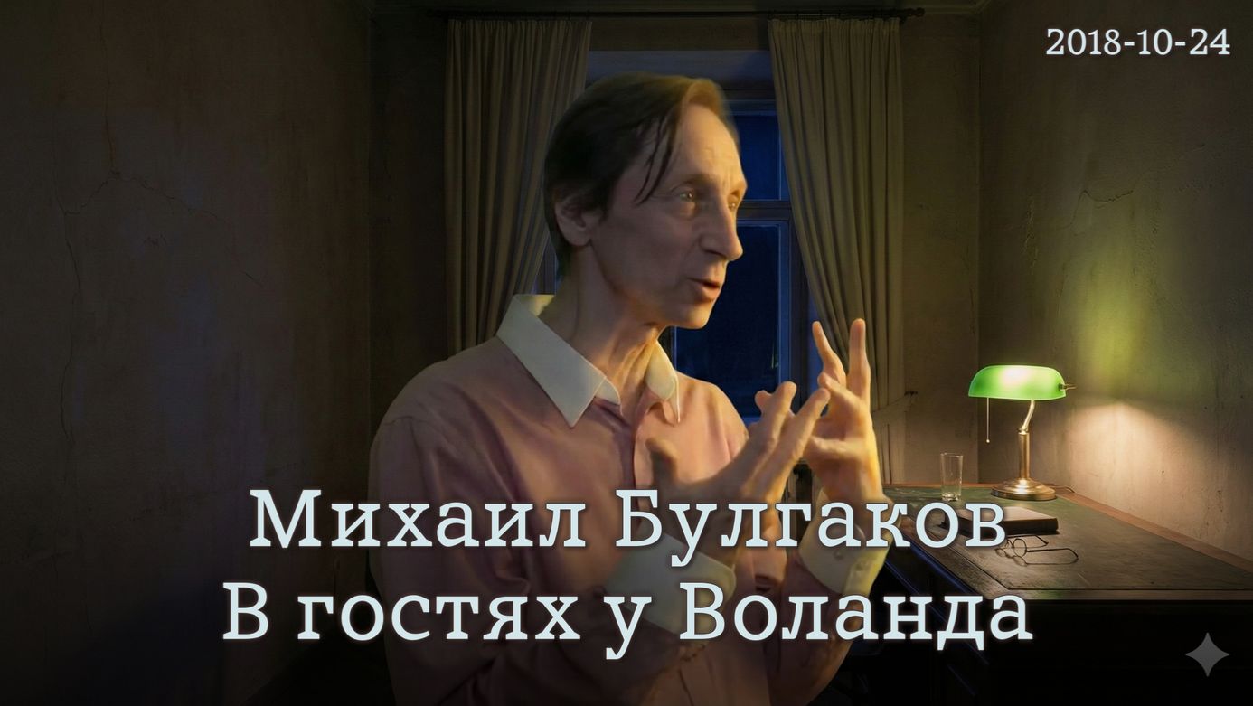 24.10.2018  Михаил Булгаков. В гостях у Воланда
