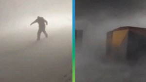 В якутском Тикси бушует снежная пурга с порывами ветра до 35 метров в секунду