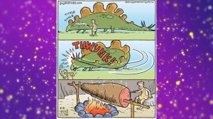 ДИНОЗАВРЫ КАРИКАТУРА (Слайд+Фон)