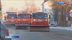 Костромские дорожники встретили морозы круглосуточной обработкой улиц