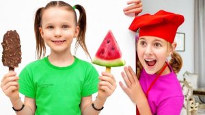 Мороженое или фрукты? Что выберет Стефи?